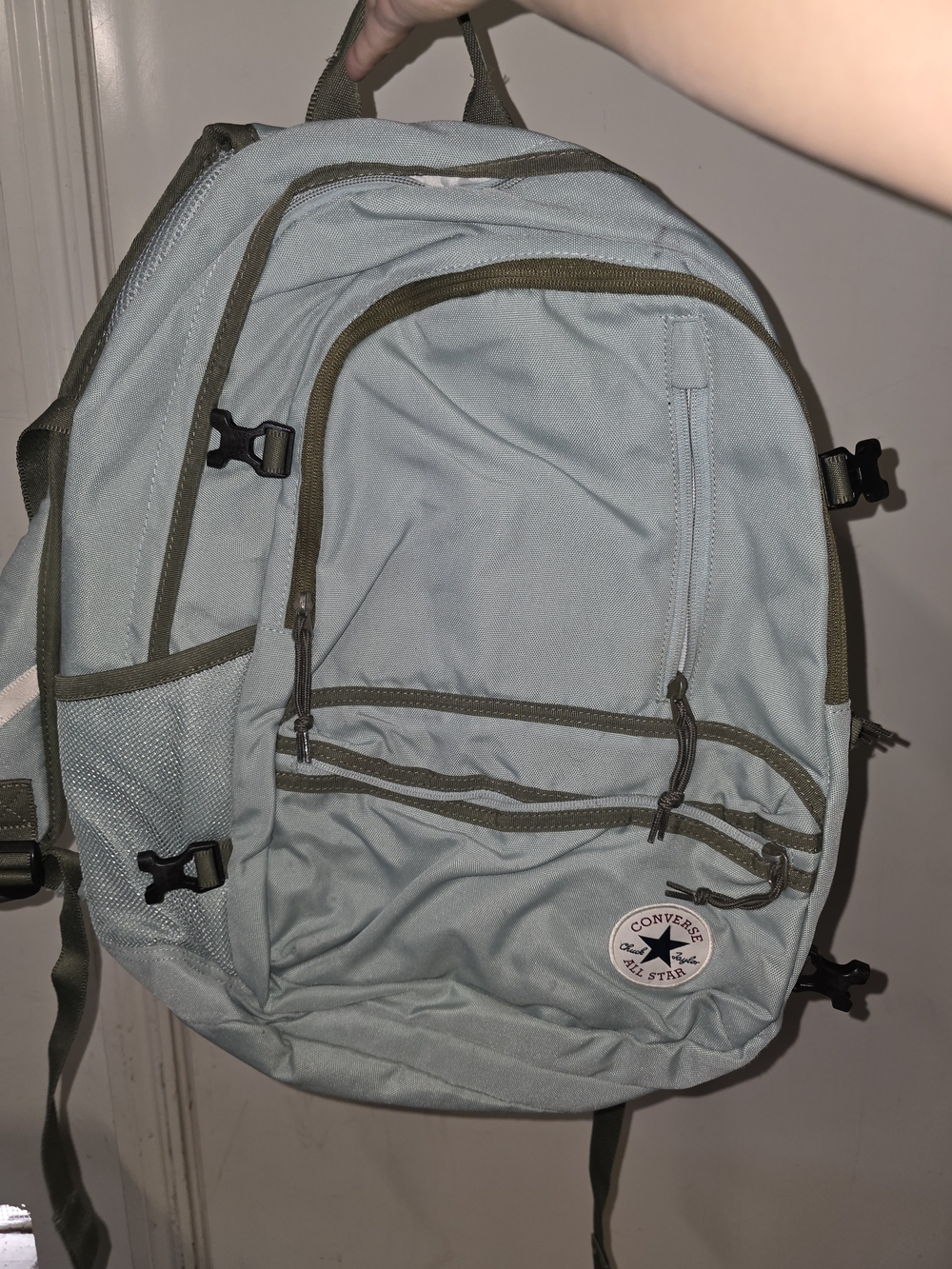 Converse Men’s Sage Green Backpack with Olive Trim